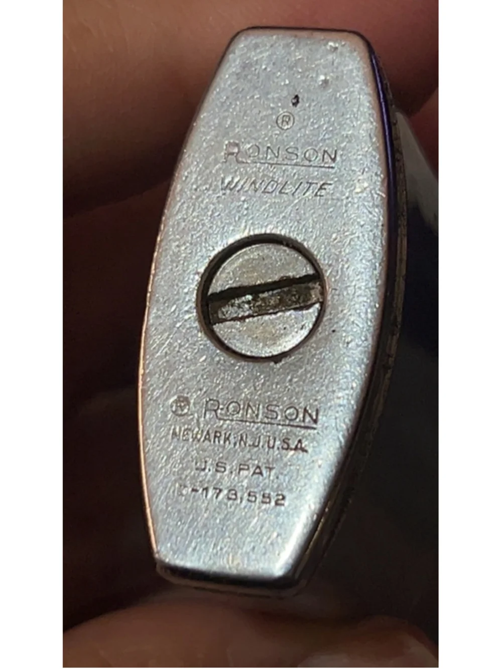 Men's Ronson Windlite Silver Lighter One Size